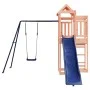 Parque infantil de exterior madera maciza Douglas by vidaXL, Swings and play structures - Ref: Foro24-3156884, Price: 311,87 ...