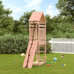 Spielplatz mit massiver Douglasien-Kletterwand von vidaXL, Schaukeln und Spielgeräte - Ref: Foro24-3156899, Preis: 246,83 €, ...