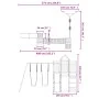 Impregnated pine wood outdoor playground by vidaXL, Swings and play structures - Ref: Foro24-3156891, Price: 895,82 €, Discou...