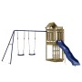 Spielplatz im Freien aus imprägniertem Kiefernholz von vidaXL, Schaukeln und Spielgeräte - Ref: Foro24-3156888, Preis: 460,01...
