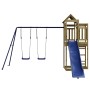 Spielplatz im Freien aus imprägniertem Kiefernholz von vidaXL, Schaukeln und Spielgeräte - Ref: Foro24-3156888, Preis: 460,01...