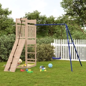 Outdoor playground made of solid pine wood by vidaXL, Swings and play structures - Ref: Foro24-3157027, Price: 215,80 €, Disc...