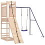 Spielplatz im Freien aus massivem Zirbenholz von vidaXL, Schaukeln und Spielgeräte - Ref: Foro24-3157027, Preis: 215,80 €, Ra...