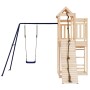 Spielplatz im Freien aus massivem Zirbenholz von vidaXL, Schaukeln und Spielgeräte - Ref: Foro24-3156877, Preis: 321,04 €, Ra...