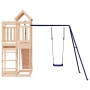 Spielplatz im Freien aus massivem Zirbenholz von vidaXL, Schaukeln und Spielgeräte - Ref: Foro24-3156877, Preis: 321,04 €, Ra...