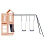 Parque infantil de exterior madera maciza Douglas de vidaXL, Columpios y estructuras de juegos - Ref: Foro24-3156887, Precio:...