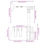 Douglas-Massivholz-Außenspielplatz von vidaXL, Schaukeln und Spielgeräte - Ref: Foro24-3156887, Preis: 336,77 €, Rabatt: %