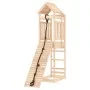 Playhouse with climbing wall solid pine wood by vidaXL, Swings and play structures - Ref: Foro24-3156940, Price: 238,48 €, Di...