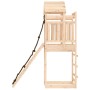 Spielhaus mit Kletterwand aus massivem Kiefernholz von vidaXL, Schaukeln und Spielgeräte - Ref: Foro24-3156940, Preis: 178,41...