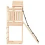 Playhouse with climbing wall solid pine wood by vidaXL, Swings and play structures - Ref: Foro24-3156940, Price: 238,48 €, Di...