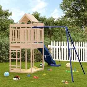 Solid pine wood outdoor playground by vidaXL, Swings and play structures - Ref: Foro24-3156883, Price: 406,84 €, Discount: %