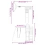 Parque infantil de exterior madera maciza de pino de vidaXL, Columpios y estructuras de juegos - Ref: Foro24-3156883, Precio:...