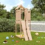 Spielplatz mit Kletterwand aus massivem Kiefernholz von vidaXL, Schaukeln und Spielgeräte - Ref: Foro24-3156874, Preis: 261,5...