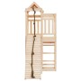 Spielplatz mit Kletterwand aus massivem Kiefernholz von vidaXL, Schaukeln und Spielgeräte - Ref: Foro24-3156874, Preis: 261,5...