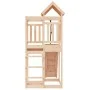 Playground with climbing wall solid pine wood by vidaXL, Swings and play structures - Ref: Foro24-3156874, Price: 349,15 €, D...
