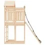 Playground with climbing wall solid pine wood by vidaXL, Swings and play structures - Ref: Foro24-3156874, Price: 349,15 €, D...