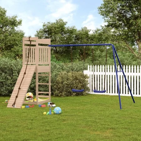 Solid pine wood outdoor playground by vidaXL, Swings and play structures - Ref: Foro24-3157030, Price: 296,47 €, Discount: %