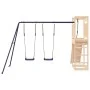 Solid pine wood outdoor playground by vidaXL, Swings and play structures - Ref: Foro24-3157030, Price: 296,47 €, Discount: %