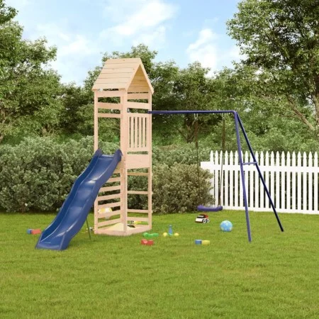 Solid pine wood outdoor playground by vidaXL, Swings and play structures - Ref: Foro24-3156928, Price: 323,46 €, Discount: %