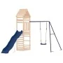 Spielplatz im Freien aus massivem Kiefernholz von vidaXL, Schaukeln und Spielgeräte - Ref: Foro24-3156928, Preis: 239,48 €, R...