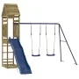Parque infantil de exterior madera de pino impregnada de vidaXL, Columpios y estructuras de juegos - Ref: Foro24-3156912, Pre...