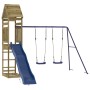 Spielplatz im Freien aus imprägniertem Kiefernholz von vidaXL, Schaukeln und Spielgeräte - Ref: Foro24-3156912, Preis: 338,16...