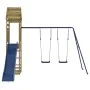 Parque infantil de exterior madera de pino impregnada de vidaXL, Columpios y estructuras de juegos - Ref: Foro24-3156912, Pre...