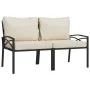 9-piece steel garden furniture set with sand-colored cushions by vidaXL, Garden sets - Ref: Foro24-3187960, Price: 819,00 €, ...