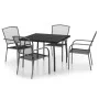 5-teiliges Garten-Essset aus anthrazitgrauem Stahl von vidaXL, Gartensets - Ref: Foro24-3187968, Preis: 290,42 €, Rabatt: %