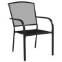 Juego de comedor de jardín 5 piezas acero gris antracita de vidaXL, Conjuntos de jardín - Ref: Foro24-3187970, Precio: 299,33...