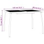Juego de comedor de jardín 5 piezas acero gris antracita de vidaXL, Conjuntos de jardín - Ref: Foro24-3187970, Precio: 299,33...