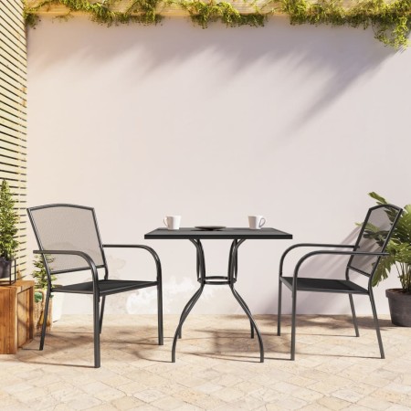 Anthracite gray steel 3-piece garden dining set by vidaXL, Garden sets - Ref: Foro24-3187965, Price: 215,28 €, Discount: %