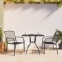Anthracite gray steel 3-piece garden dining set by vidaXL, Garden sets - Ref: Foro24-3187965, Price: 215,28 €, Discount: %