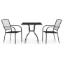 3-teiliges Garten-Essset aus anthrazitgrauem Stahl von vidaXL, Gartensets - Ref: Foro24-3187965, Preis: 204,97 €, Rabatt: %