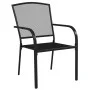 3-teiliges Garten-Essset aus anthrazitgrauem Stahl von vidaXL, Gartensets - Ref: Foro24-3187965, Preis: 204,97 €, Rabatt: %