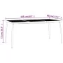 7-teiliges Garten-Essset aus anthrazitgrauem Stahl von vidaXL, Gartensets - Ref: Foro24-3187971, Preis: 427,13 €, Rabatt: %