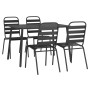 5-piece garden dining set in anthracite grey steel by vidaXL, Garden sets - Ref: Foro24-3187991, Price: 333,10 €, Discount: %