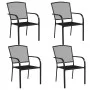 5-piece garden dining set in anthracite grey steel by vidaXL, Garden sets - Ref: Foro24-3187966, Price: 292,23 €, Discount: %