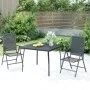 Juego de comedor de jardín 3 piezas acero gris antracita de vidaXL, Conjuntos de jardín - Ref: Foro24-3187977, Precio: 212,34...