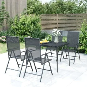 5-piece garden dining set in anthracite grey steel by vidaXL, Garden sets - Ref: Foro24-3187979, Price: 294,20 €, Discount: %