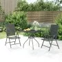 Juego de comedor de jardín 3 piezas acero gris antracita de vidaXL, Conjuntos de jardín - Ref: Foro24-3187975, Precio: 217,27...
