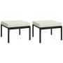 6-piece steel garden furniture set with sand-colored cushions by vidaXL, Garden sets - Ref: Foro24-3187961, Price: 538,44 €, ...