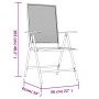 3-teiliges Garten-Essset aus anthrazitgrauem Stahl von vidaXL, Gartensets - Ref: Foro24-3187980, Preis: 216,21 €, Rabatt: %