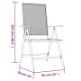 3-teiliges Garten-Essset aus anthrazitgrauem Stahl von vidaXL, Gartensets - Ref: Foro24-3187980, Preis: 210,06 €, Rabatt: %
