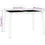 3-teiliges Garten-Essset aus anthrazitgrauem Stahl von vidaXL, Gartensets - Ref: Foro24-3187980, Preis: 210,06 €, Rabatt: %
