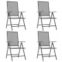 5-teiliges Garten-Essset aus anthrazitgrauem Stahl von vidaXL, Gartensets - Ref: Foro24-3187978, Preis: 294,54 €, Rabatt: %