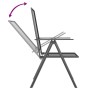 5-teiliges Garten-Essset aus anthrazitgrauem Stahl von vidaXL, Gartensets - Ref: Foro24-3187978, Preis: 298,62 €, Rabatt: %