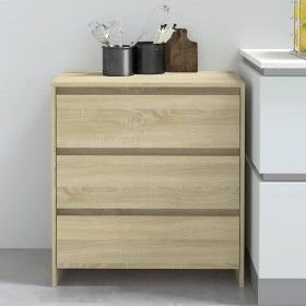 Sideboard aus Sonoma-Eichensperrholz, 70 x 41 x 75 cm von vidaXL, Sideboards - Ref: Foro24-809749, Preis: 85,31 €, Rabatt: %