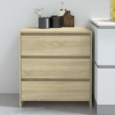Sonoma oak plywood sideboard 70x41x75 cm by vidaXL, Sideboards - Ref: Foro24-809749, Price: 85,31 €, Discount: %