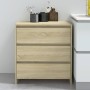 Sonoma oak plywood sideboard 70x41x75 cm by vidaXL, Sideboards - Ref: Foro24-809749, Price: 85,31 €, Discount: %